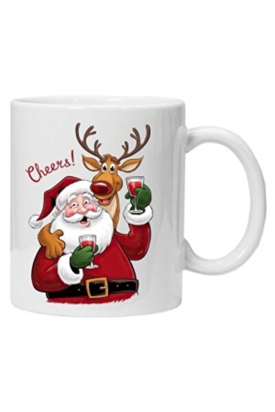 CRD PRINT Personalized printed mug "Funny Santa Claus", model 10,