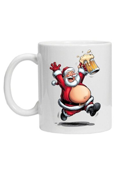 CRD PRINT Personalized Mug with 'Funny Santa' Print - Model 8 (CRD PRINT)