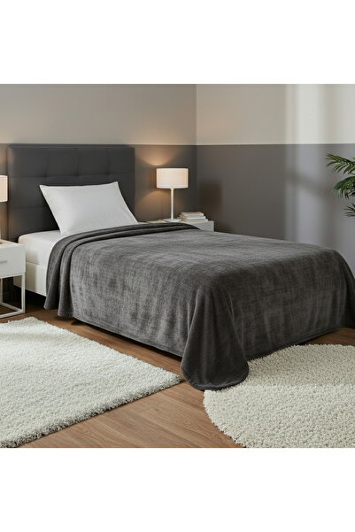 miz home collection 160*190 Wellsoft-Polar Tek kişilik Antrasit Yatak Örtüsü-...