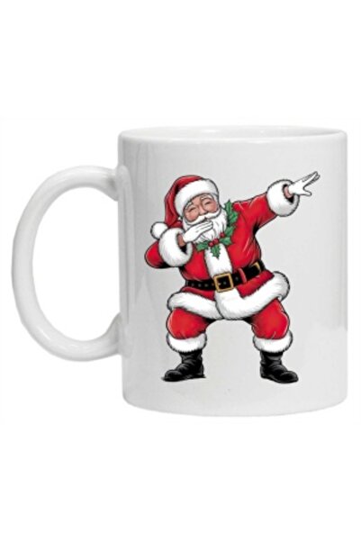 CRD PRINT Personalized mug with 'Funny Santa' print, model 1,