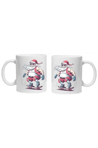 CRD PRINT Personalized mug with "Funny Santa Claus" print, model 5