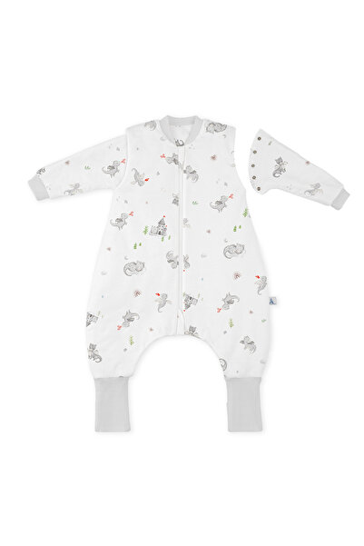 Roosac Dragons Patterned Baby Kids Winter Sleeping Bag 2.5 Tog Modal Cotton 0-10 Years Old Removable Sleeves