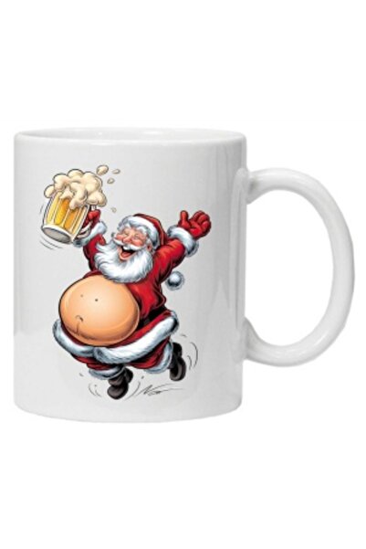 CRD PRINT Personalized mug with "Funny SANTA" print, model 7,