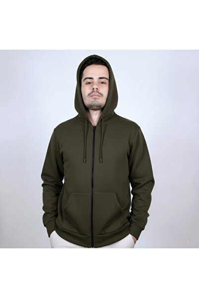 Besa Hooded Sweatshirt Is Simple, Stylish and Comfortable, Full Zippered, with Double Pockets! Suitable for All Occasions