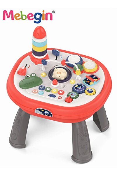 MEBEGIN Toddler Activity Table Toys Kid's 5-in-1 Multi-Activity Large Blocks Bricks Toy Table Set with 90PCS