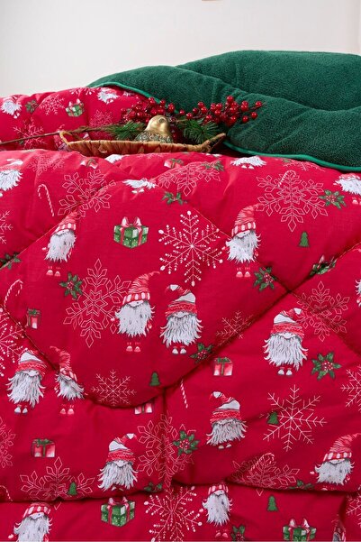Sudemhome Double Size 100% Cotton Christmas Themed Welsoft Quilt Christmas Gift Quilt 195 X 215 cm
