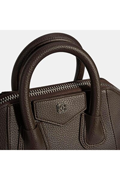 Desa Women's Dark Brown Shoulder Strap Mini Handbag