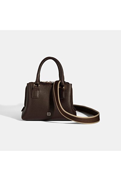 Desa Women's Brown Shoulder Strap Handbag