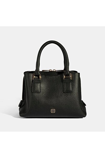 Desa Women's Black Shoulder Strap Handbag