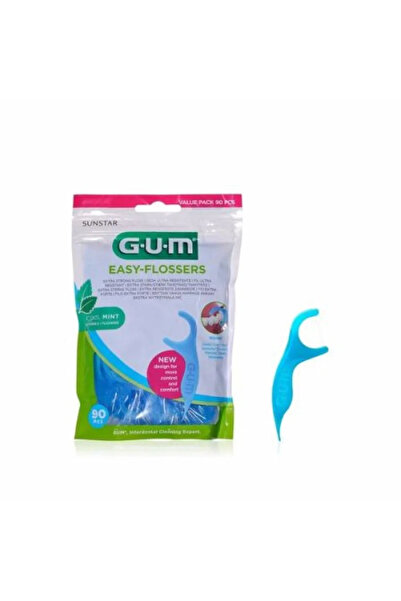 Sunstar GUM Ata dentara cu aroma de menta Easy Flossers, 90 bucati,
