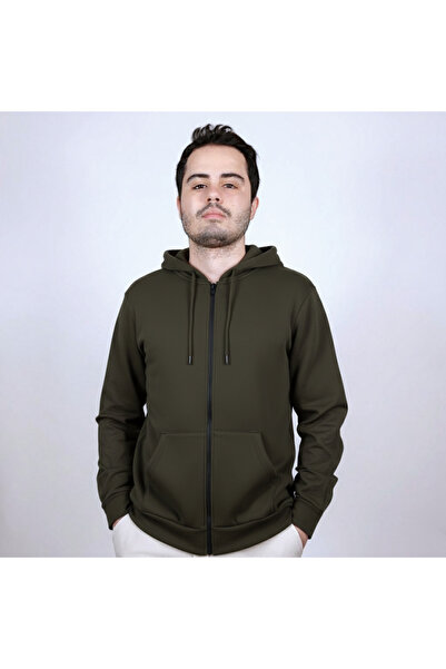 Besa Hooded Sweatshirt Is Simple, Stylish and Comfortable, Full Zippered, with Double Pockets! Suitable for All Occasions