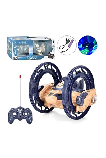 My modern game Amazing LED Light Up Car with Remote Control, 360 Degree Rotating Two-Wheel Stunt Car with Light Music Drift