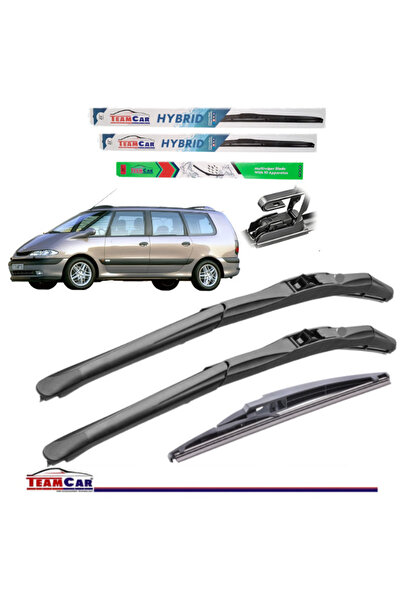 TEAMCAR Renault Espace III (1996-2002) Υβριδικοί Υαλοκαθαριστήρες Πλήρες Σετ