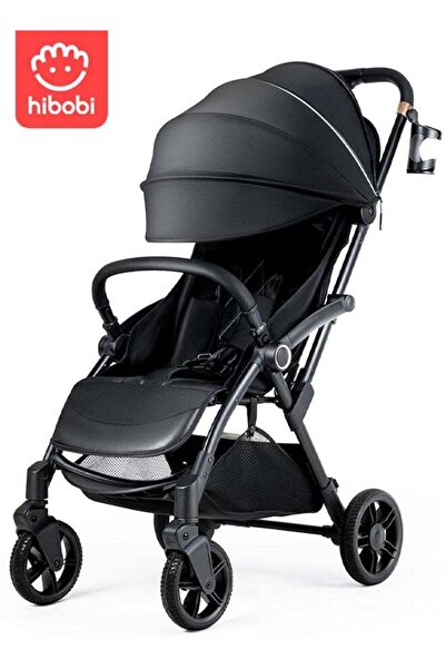 hibobi عربة أطفال خفيفة الوزن قابلة للطي تلقائيًا، تناسب الصناديق العلوية، قا...