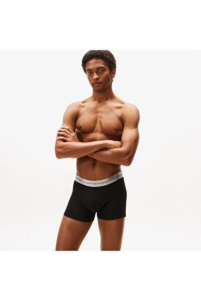 Tommy Hilfiger 3'Lü Trunk Metallic Erkek Siyah Boxer