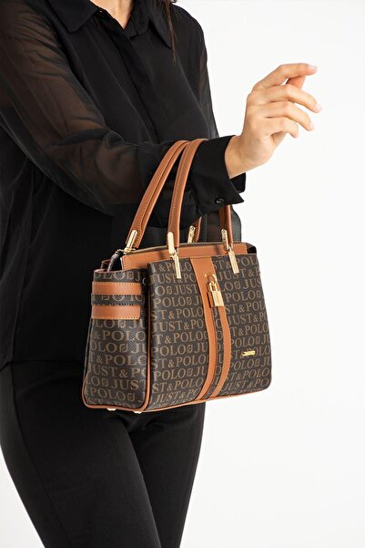 Just Polo Justpolo Lock Detailed Long Strap Women's Hand and Shoulder Bag