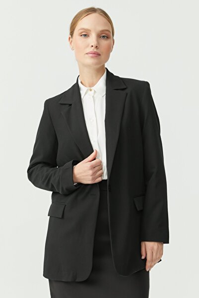 PAULMARK Women's Single Button Blazer Jacket