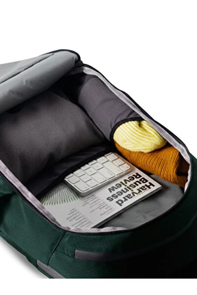 KraftCover All City Backpack Water Repellent Backpack with Laptop Compartment Water Repellent Zipper & Ripstop Fabric (Green)