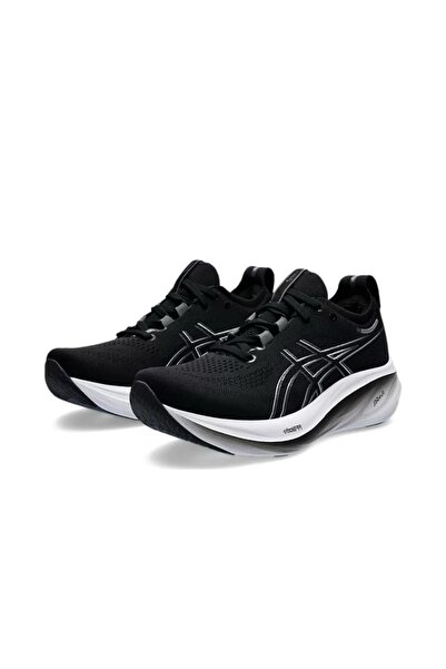 Asics Tiger Men and Women Gel-Nimbus 26 Outdoor Running Sneakers Black/White
