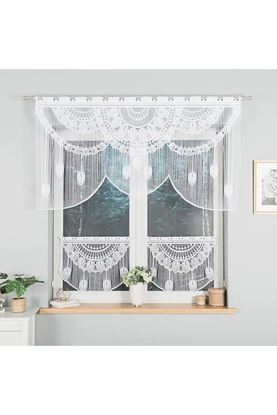 OTHERONE RANI - Ready-made jacquard macrame - 160x90 cm - white