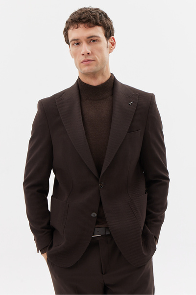 PAULMARK Чоловічий піджак з ластовичною коміром