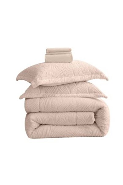 Cannon Jacquard rabbit fur bedspread, double size, 260x240cm, 6 pieces, by Canon