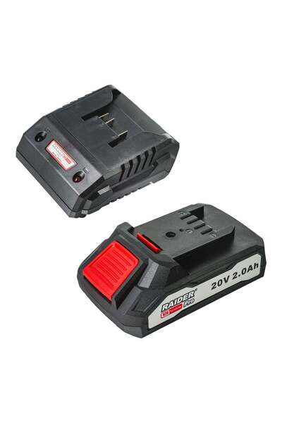 euromaster ΣΕΤ INCARCATOR SI ACUMULATOR 20V 2Ah RAIDER PRO