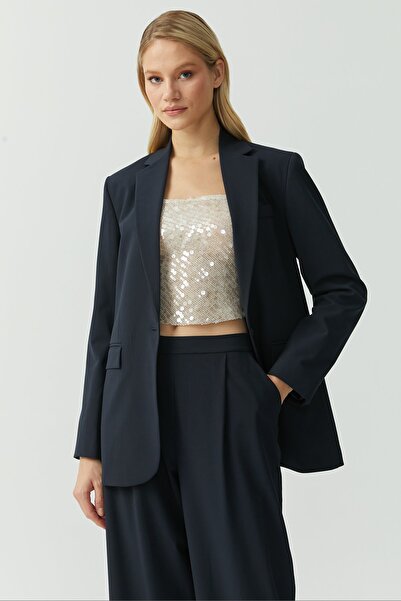 PAULMARK Γυναικείο μπουφάν με κουμπιά κλασικής κοπής