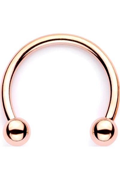 erorex قرط طبي دائري جراحي من الفولاذ المقاوم للصدأ مع كرتين قابلتين للفصل على الوجهين متعدد الأغراض...