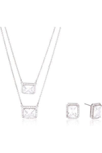 erorex قلادة ألدو النسائية بسلسلة سيليتلان، فضية