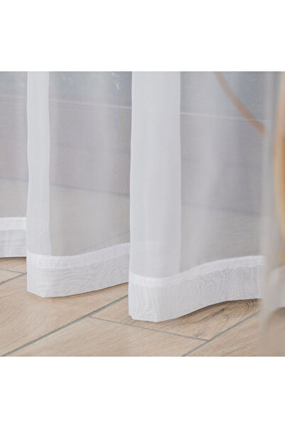 OTHERONE VOILE - Ready-made curtain with gathering tape - 140x230 cm - white