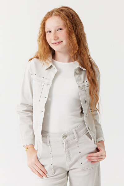 PAULMARK Girl's Detailed Denim Jacket