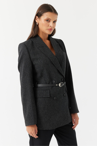 PAULMARK Γυναικείο μπουφάν διπλό πέτο Capama