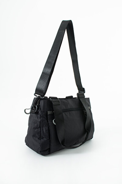 Sanmorris 5-Eye Patterned Parachute Fabric Adjustable Crossbody Strap Hand and Shoulder Bag