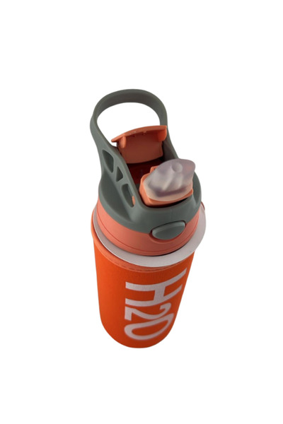 Tohana H2O Glass Flask with Straw and Cover 500 ml