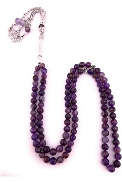 erorex Purple Stone Rosary 99