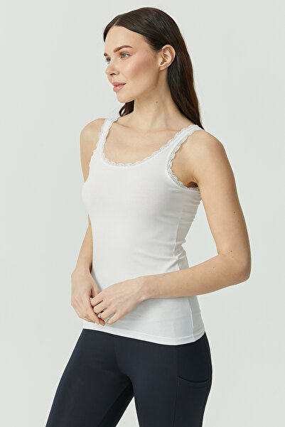 PAULMARK Жіноча мереживна майка на бретельках