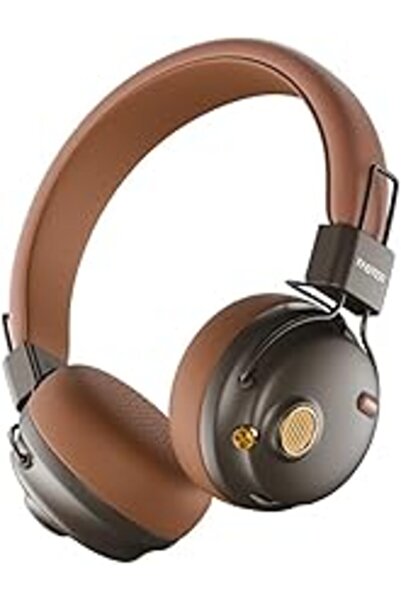 Faster S8 Rova Over-Ear Headphones (Black/Brown)