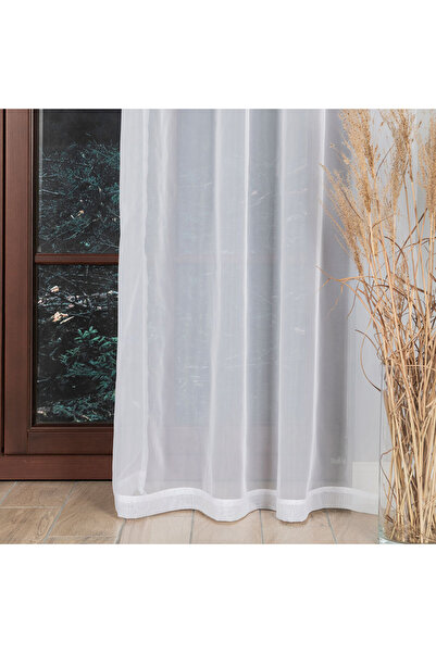 OTHERONE VOILE - Ready-made curtain with gathering tape - 140x230 cm - white