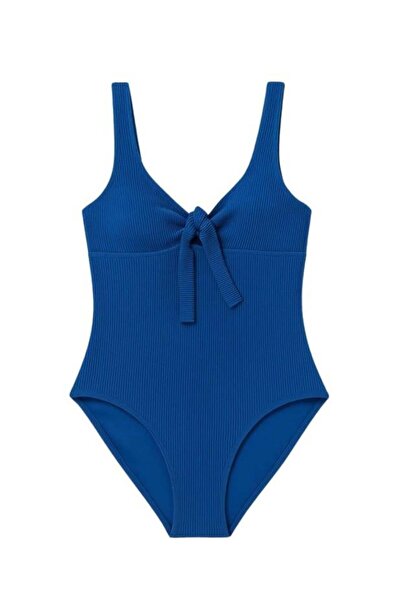 BONY SOCKS Costum de baie Seageo Bow pentru damă, bleumarin