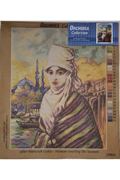 Orchidea cu imprimeu Tapiserie Femeie 2700 40*50 cm