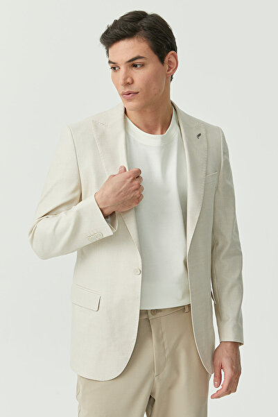 PAULMARK Ανδρικό μονόχρωμο μπουφάν με μονό κουμπί