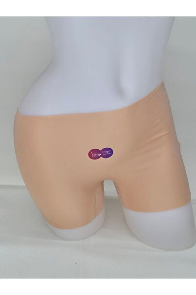 Eloniatr Kadın İz Yapmayan Lazer Kesim Boxer Şort Ten