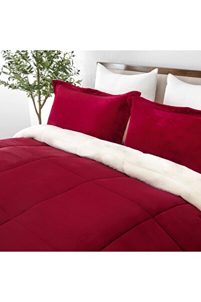 Orange Bed & Bath SOSOFT | 3-Piece Double Winter Faux Fur Duvet Set