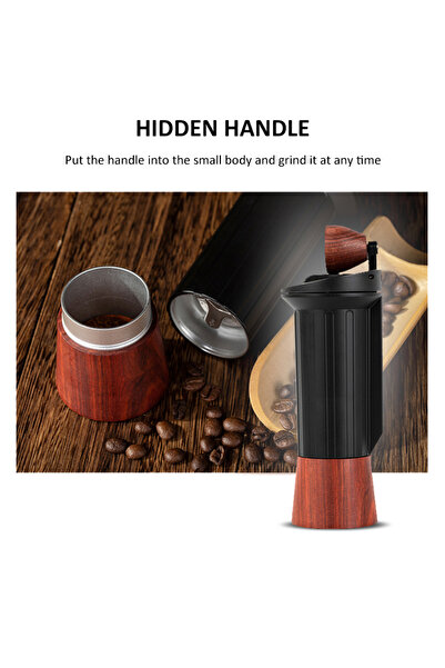 Seven Two Seven Manual Coffee Grinder with Hidden Handle