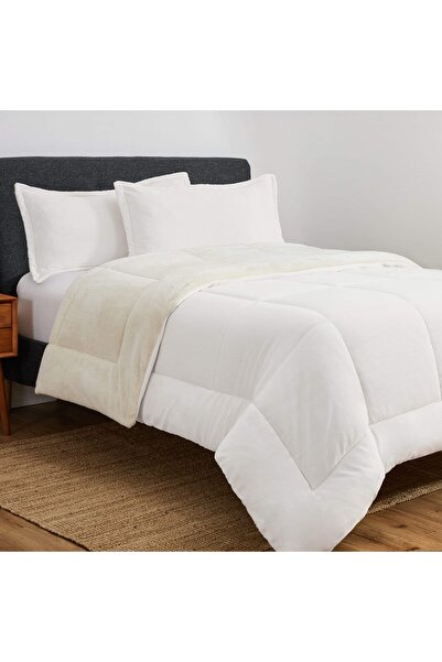 Orange Bed & Bath SOSOFT | 3-Piece Double Winter Faux Fur Duvet Set