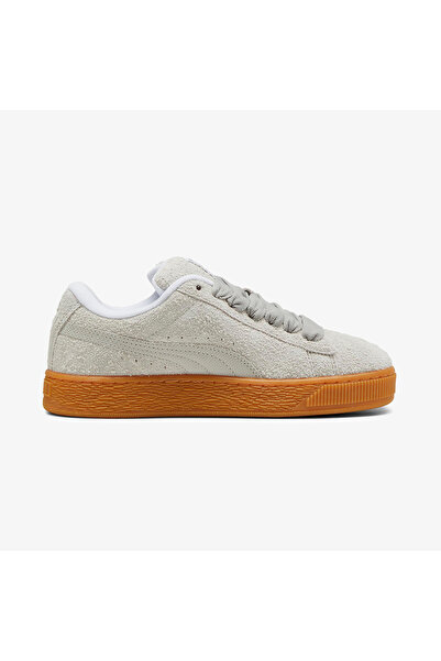 Puma Suede Xl Hairy Kadın Gri Spor Ayakkabı