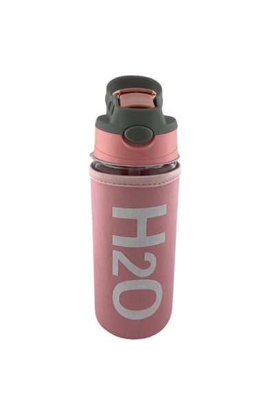 Tohana H2O Glass Flask with Straw and Cover 500 ml