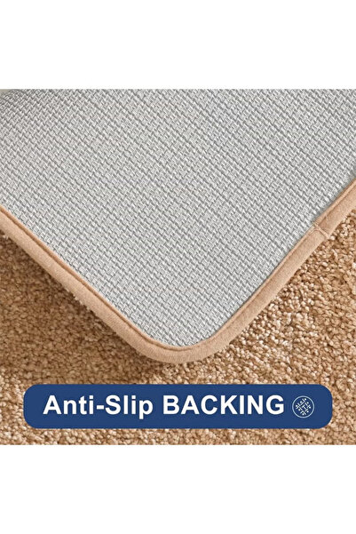 Grneric Bath Rugs Anti-Slip Bath Mats Soft Plush Bathroom Rugs Mat Floor Washable Floor Mat 40*60CM