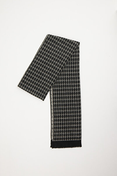 PAULMARK Men's Patterned Kaşkol